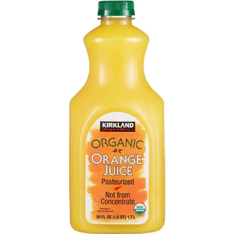 Kirkland Signature Organic Orange Juice, 59 fl oz, 2 ct