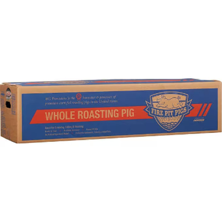 W&G Whole Fire Pit Roasting Pig, 45 lb avg wt