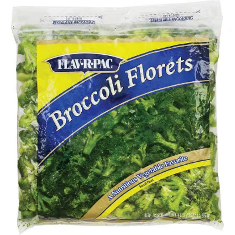 Flav-R-Pac Broccoli Florets, 3.5 lbs