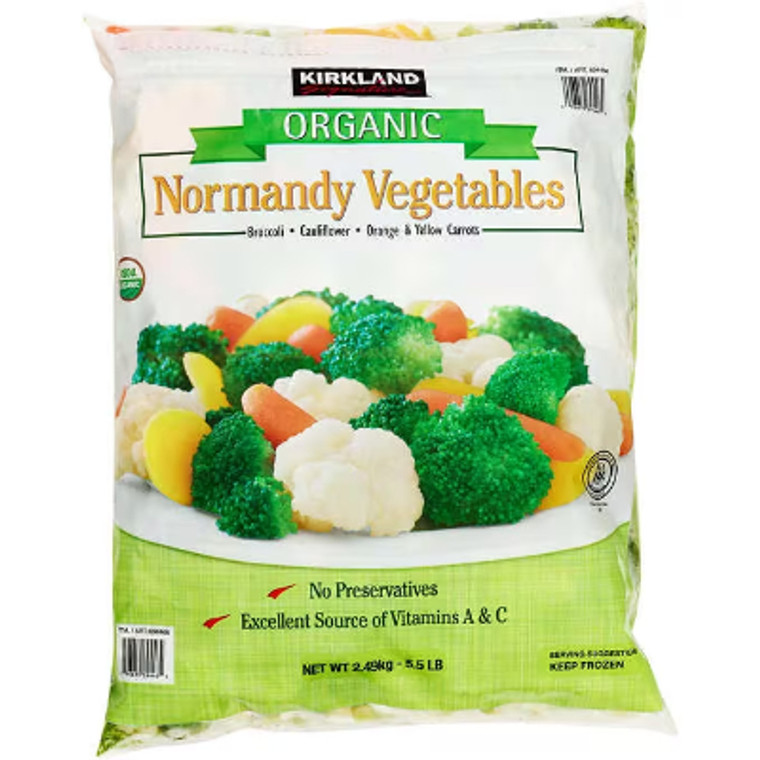 Kirkland Signature Organic Normandy Vegetable Blend, 5.5 lbs