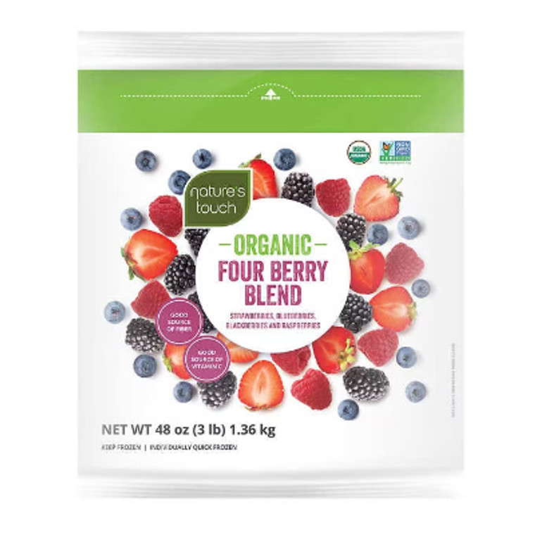 Nature's Touch Organic Four Berry Blend, 3 lbs