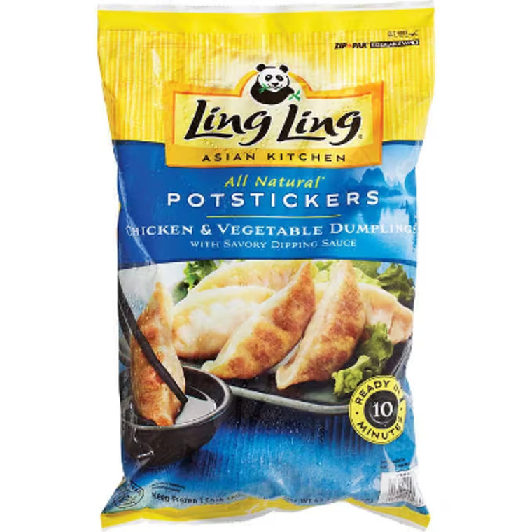Ling Ling All Natural Potstickers, Chicken & Vegetable, 4.2 lbs
