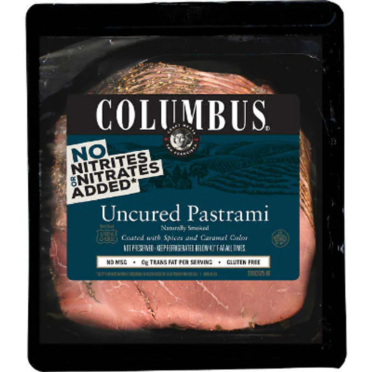 Columbus Uncured Pastrami, 2 lb avg wt