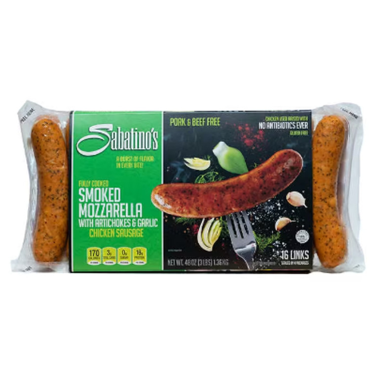 Sabatino's Chicken Sausage, 16 ct