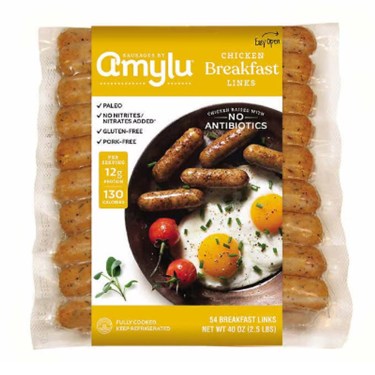Amylu Chicken Breakfast Links, 40 oz
