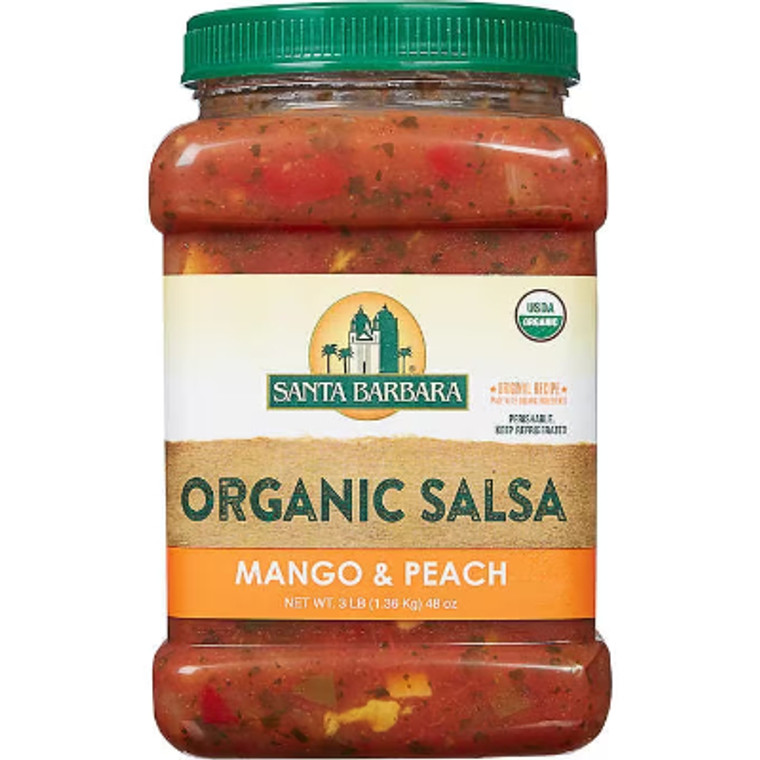 Santa Barbara Organic Mango & Peach Salsa, 3 lbs