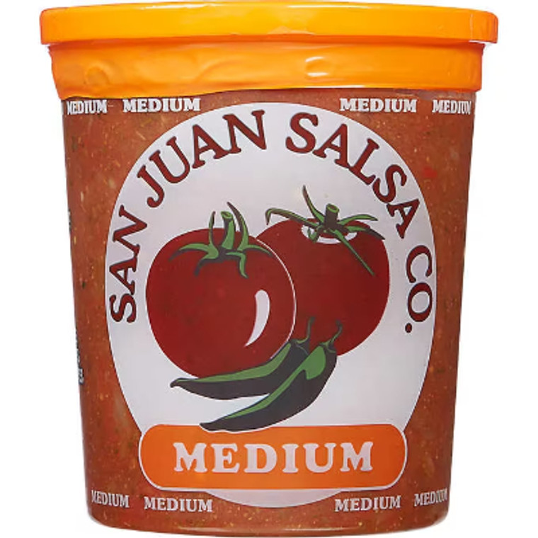 San Juan Salsa Co. Salsa, Medium, 32 oz