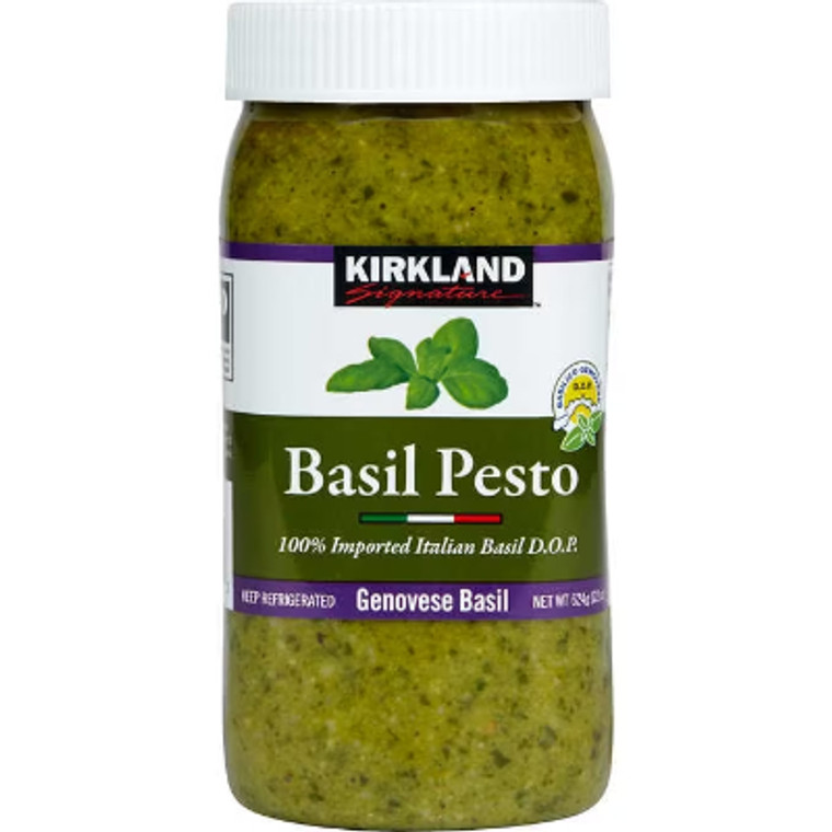 Kirkland Signature Imported Basil Pesto, 22 oz