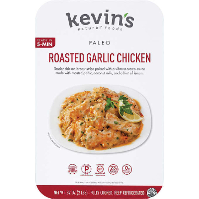 Kevin's Natural Foods Roasted Garlic Chicken, 32 oz