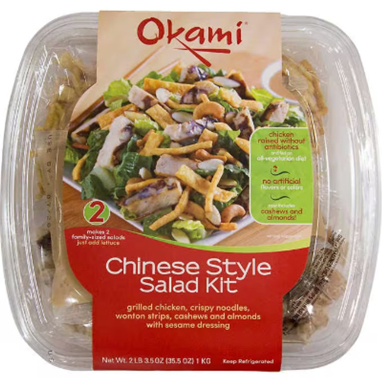 Okami Chinese Style Chicken Salad Kit, 35.5 oz