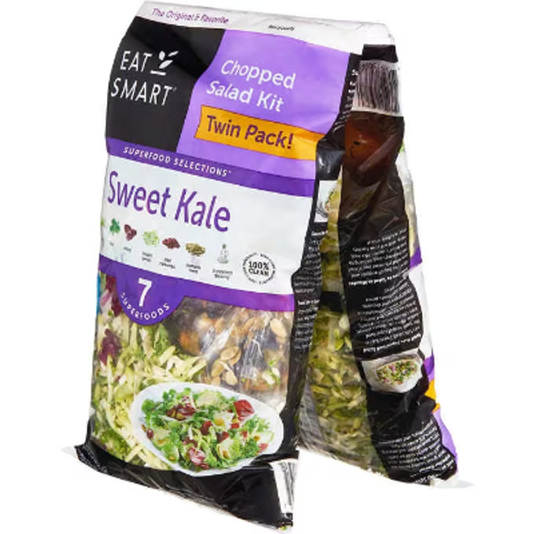 Eat Smart Chopped Salad Kit, Sweet Kale, 14 oz, 2 ct
