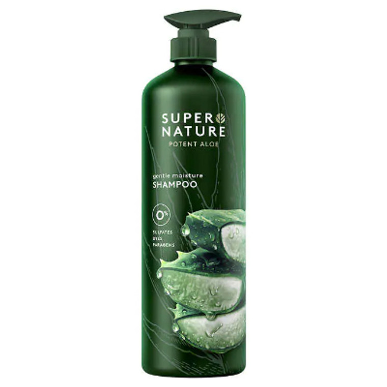 Super Nature Potent Aloe Gentle Moisture Shampoo, 30 fl oz