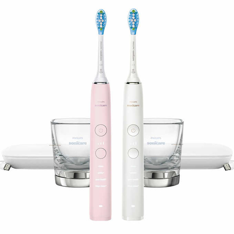 Philips Sonicare DiamondClean Connected Rechargeable Electric Toothbrush, 2-pack