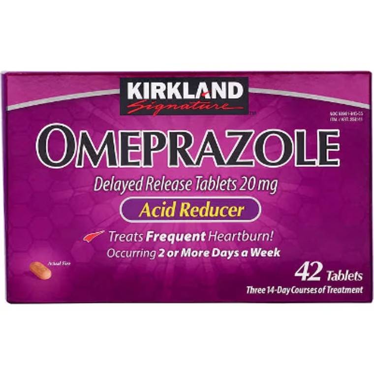 Kirkland Signature Omeprazole Acid Reducer Tablets, 42 ct