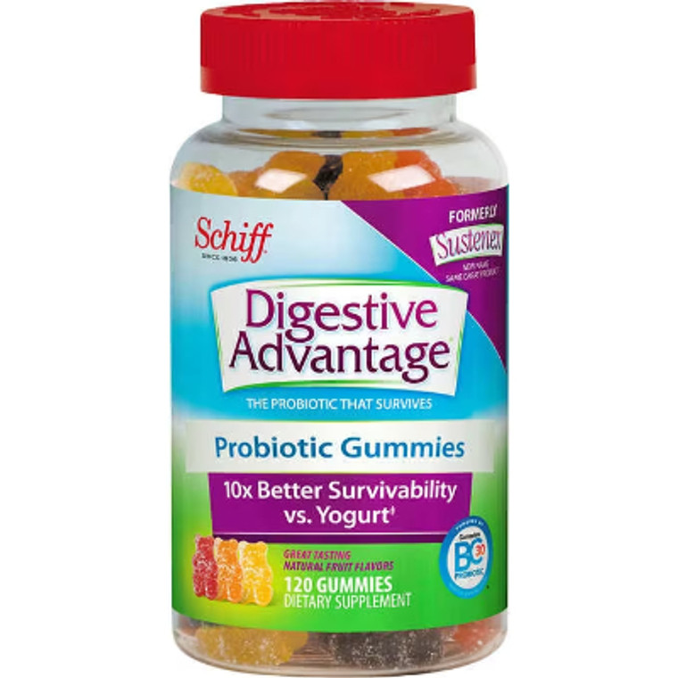 Schiff Digestive Advantage Probiotic Gummies, 120 ct