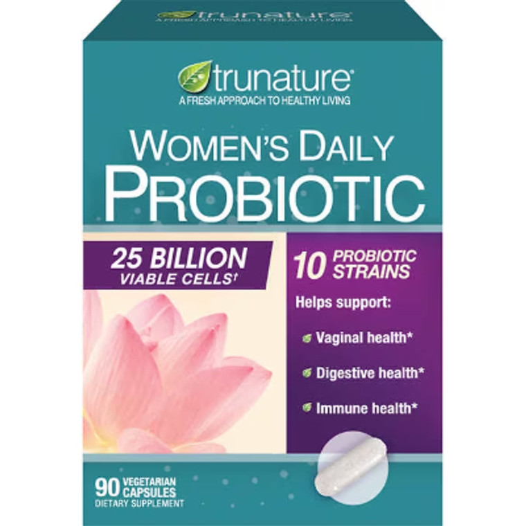 Trunature Womens Daily Probiotic, 90 Vegetarian Capsules