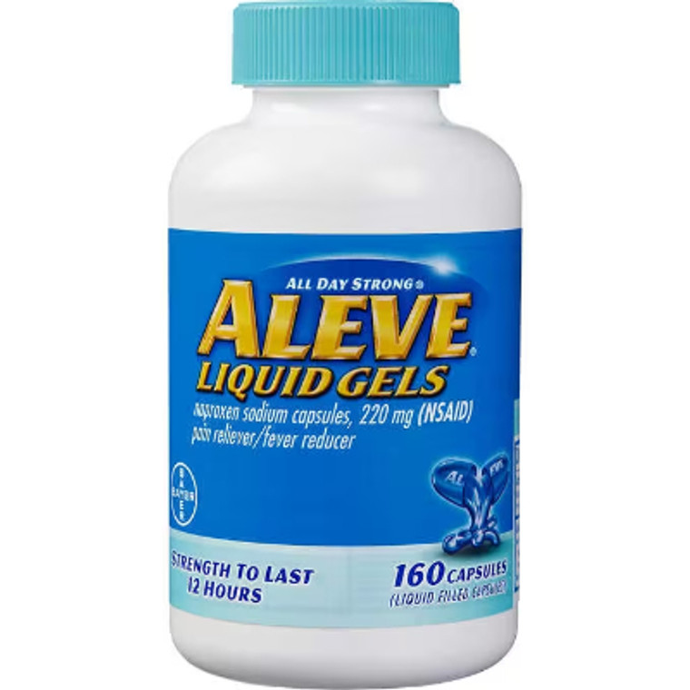 Aleve Liquid Gels Arthritis Pain Relief, 220 mg Naproxen Sodium, 160 ct