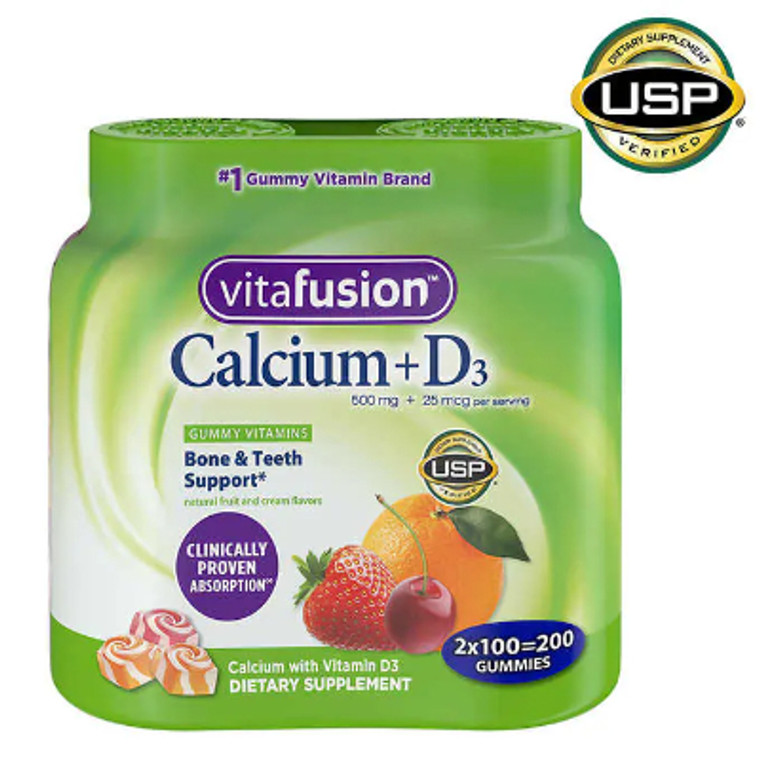 vitafusion Calcium+D?, 200 Gummy Vitamins