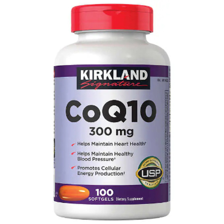 Kirkland Signature CoQ10 300 mg., 100 Softgels