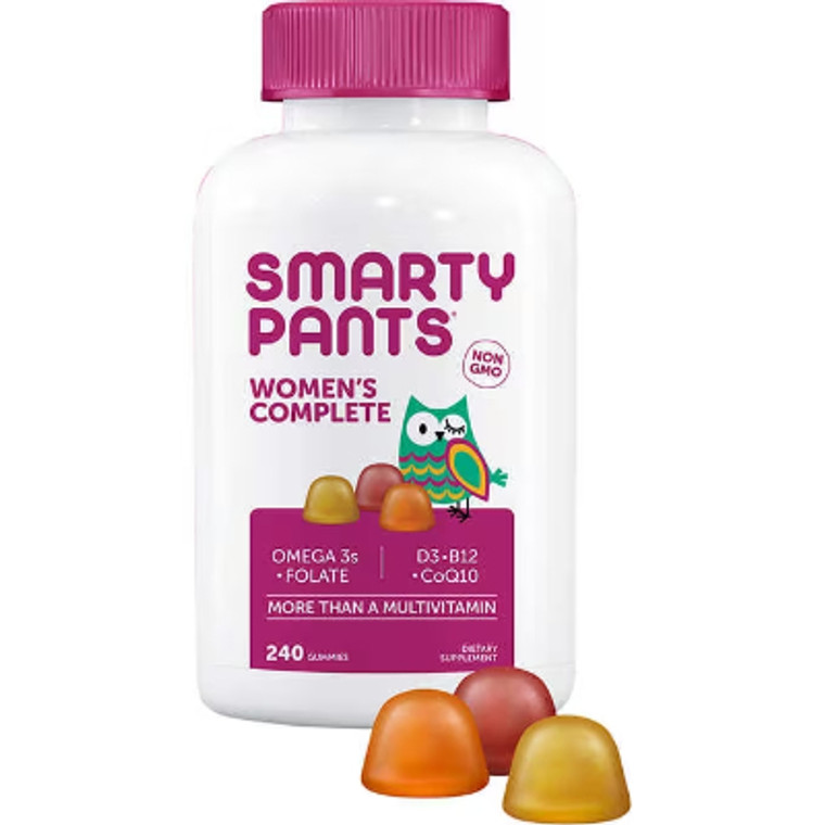 SmartyPants Women's Complete Multivitamin, 240 Gummies
