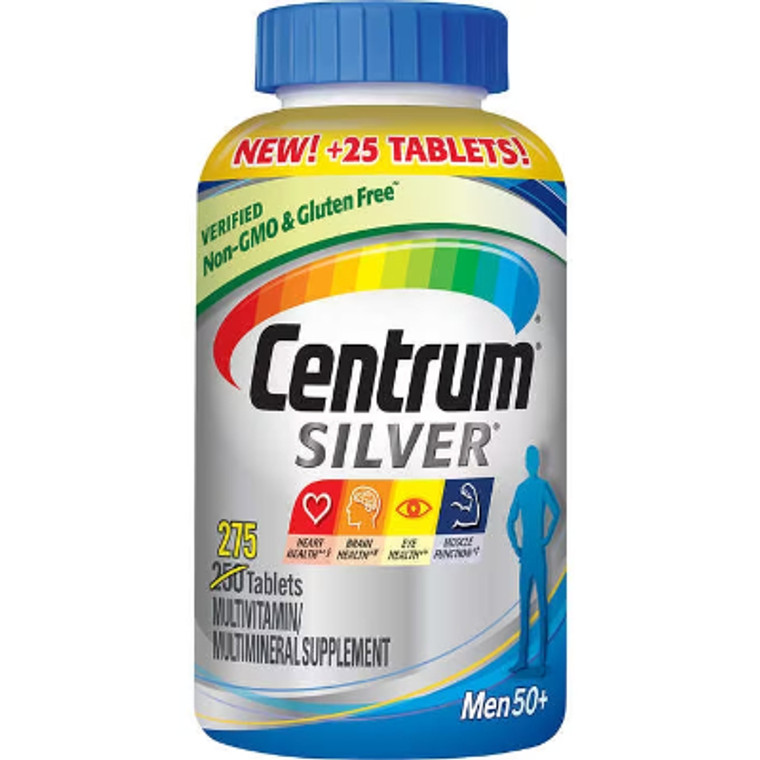 Centrum Silver Multivitamin Men 50+, 275 Tablets