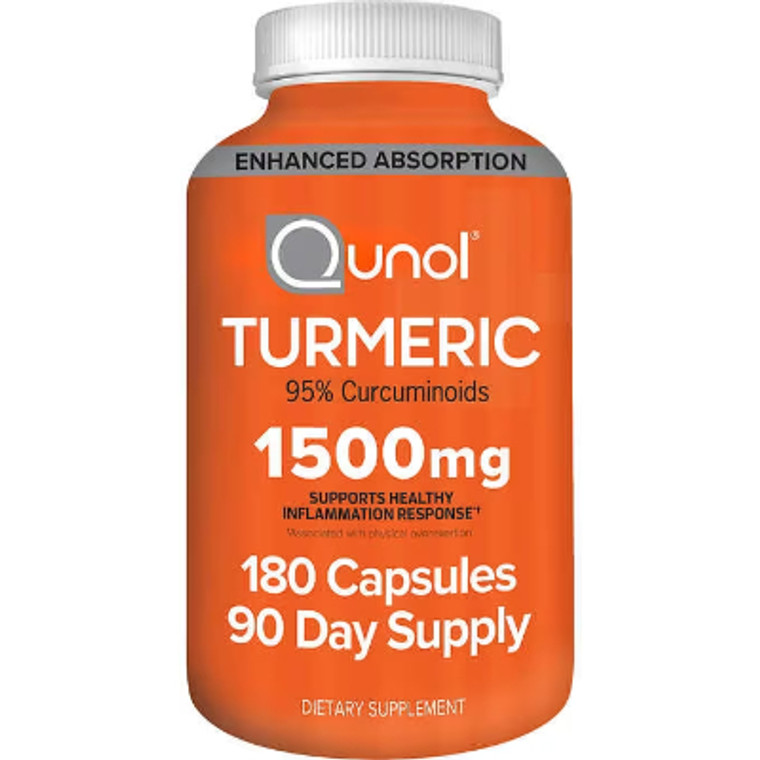 Qunol Turmeric, 1500 mg, 180 Capsules