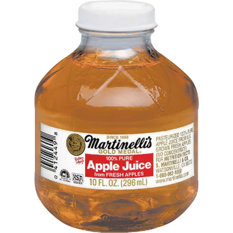 Martinelli's 100% Pure Apple Juice, 10 fl oz, 24 ct