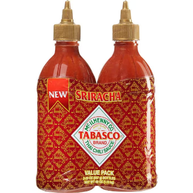 Tabasco Brand Sriracha Sauce, 20 oz, 2 ct