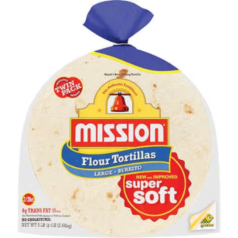 Mission 10" Flour Tortillas, 40 ct