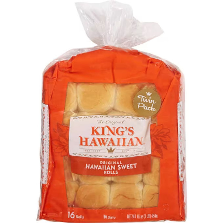 King's Hawaiian Sweet Rolls, Original, 32 ct