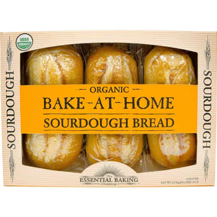 Essential Baking Co. Organic Artisan Sourdough Bread, 18.2 oz, 3 ct