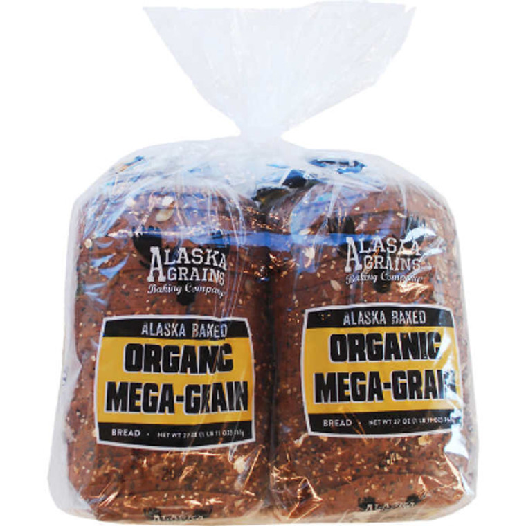 Alaska Grains, Alaska Baked Organic Mega-Grain, 27 oz, 2 ct