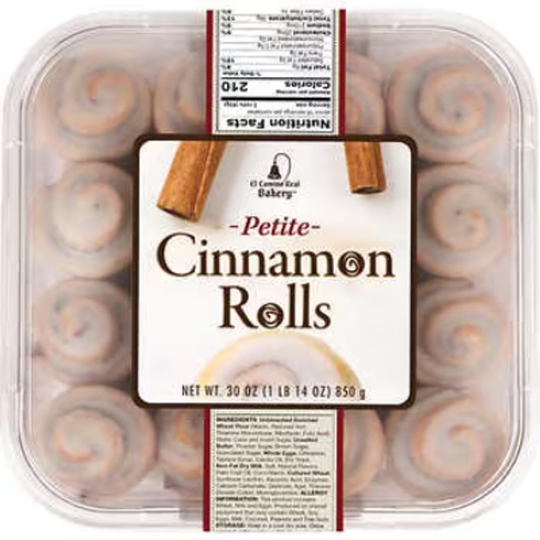 El Camino Real Bakery Petite Cinnamon Rolls, 30 oz