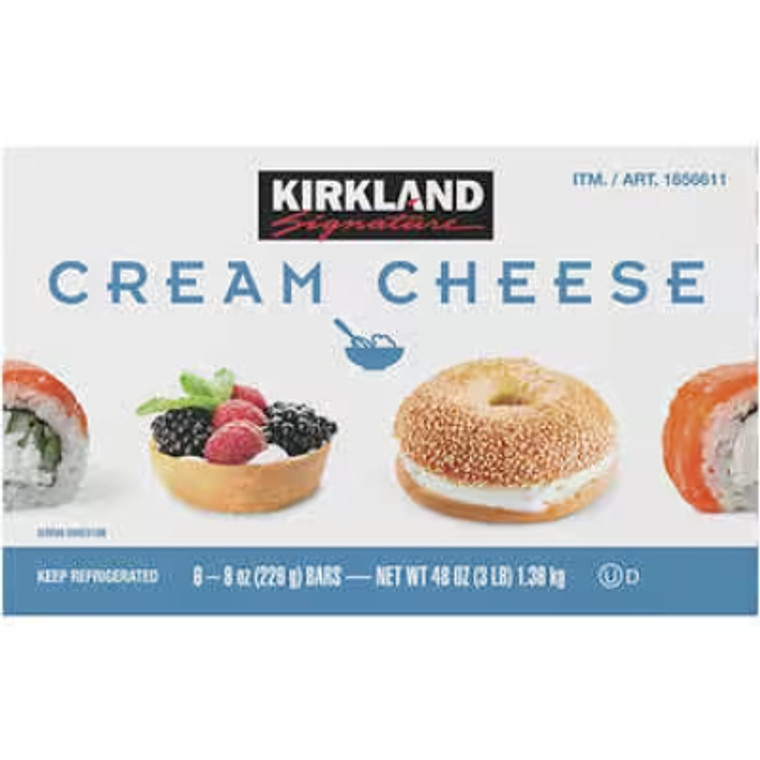 Kirkland Signature Cream Cheese, 8 oz, 6 ct