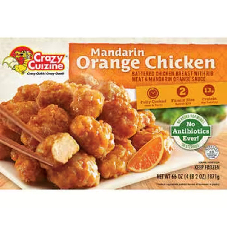 Crazy Cuizine Mandarin Orange Chicken, 66 oz