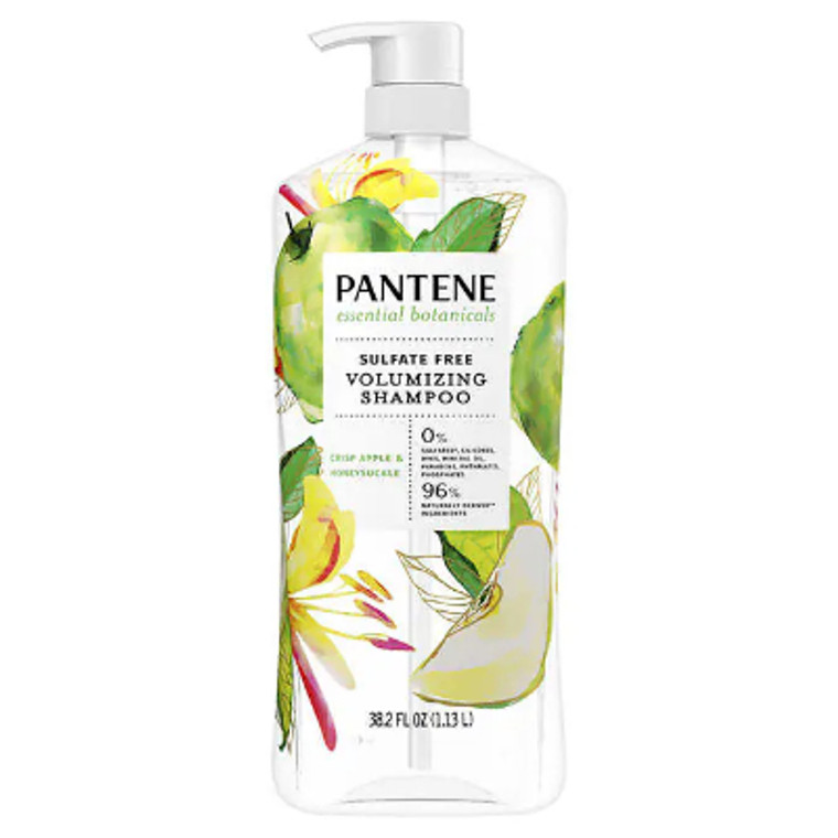 Pantene Essential Botanicals Apple & Honeysuckle Shampoo, 38.2 fl oz