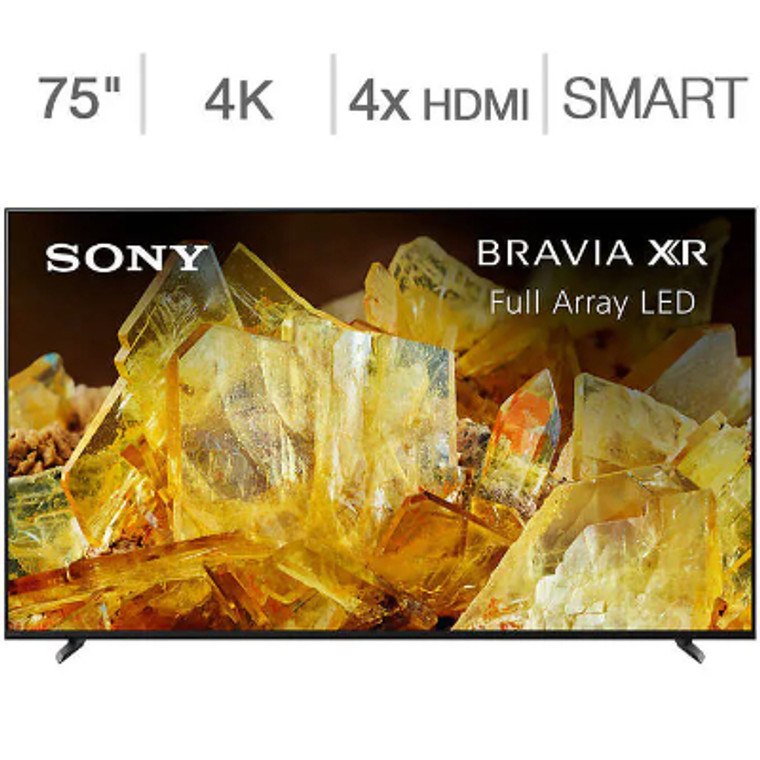 Sony 75" Class - X90CL Series - 4K UHD LED LCD TV - Allstate 3-Year Protection Plan Bundle Included for 5 Years of Total Coverage*