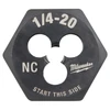 Milwaukee 49-57-5334 1/4-20 NC 1 Inch Hex Threading Die