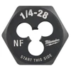 Milwaukee 49-57-5338 1/4-28 NF 1 Inch Hex Threading Die