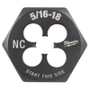 Milwaukee 49-57-5342 5/16-18 NC 1 Inch Hex Threading Die