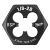 Milwaukee 49-57-5390 1/8-28 BSP 1 Inch Hex Threading Die