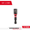 Milwaukee 49-66-0502 SHOCKWAVE 1-7/8 in. Magnetic Nut Driver 1/4 in. 10 PK