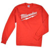 Milwaukee MWT167-L Red Long Sleeve T-Shirt size Large