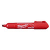 Milwaukee 48-22-3256 INKZALL Large Chisel Tip Red Marker Milwaukee 48-22-3256 INKZALL Large Chisel Tip Red Marker