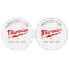 Milwaukee 48-40-1232 12 in. 44T + 80T Two Pack Circular Saw Blade