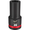 Milwaukee 49-66-6395 SHOCKWAVE Impact Duty 3/4 Drive 20MM Deep 6 Point Socket