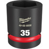 Milwaukee 49-66-6600 SHOCKWAVE Impact Duty 1 Drive 35MM Standard 6 Point Socket