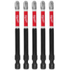 Milwaukee 48-32-4566 #3 Phillips Impact 3-1/2 Power Bits 5 pk