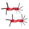 Milwaukee 48-22-2183 2PC 17 Key Folding Hex Key Sets