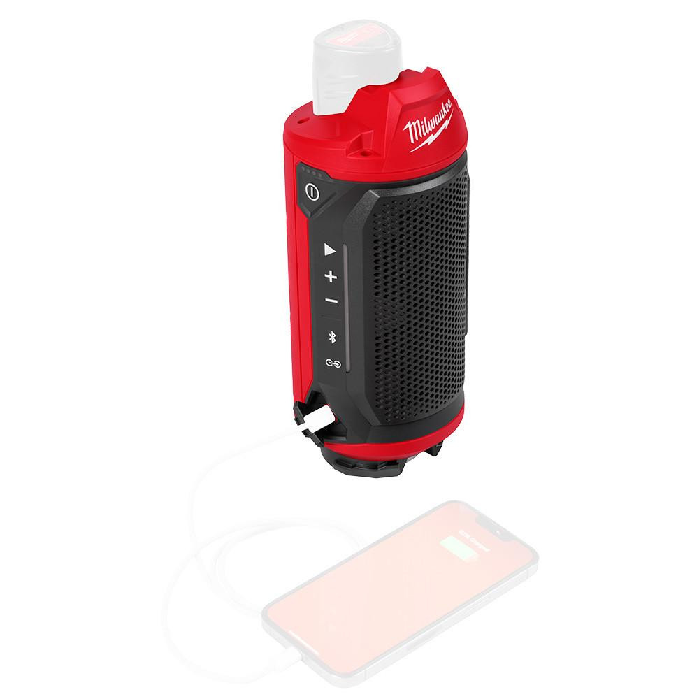 2955-20 M12 Bluetooth Jobsite Speaker | Milwaukee Tools